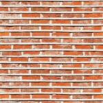 MÉDIA Öntapadó és mosható falfestmény Vékony vörös és narancssárga téglafal, 300 x 200 cm (FOTOTAP5312)