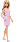 Mattel Barbie gipszelt kezű baba kockás ruhában (JJN56) - jatekbirodalom