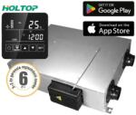 HOLTOP Eco-Smart Pro Plus XHBQ-D3.5 DMTHC központi hővisszanyerős szellőztető entalpia hőcserélővel, LCD kijelzős vezérléssel, WiFi-vel (XHBQ-D3-5DMTHC) - watermarkt