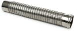Inoxterm 80 x 500 mm flexibilis, rozsdamentes pellet kályha füstcső - fémszínű (Ø80 mm)