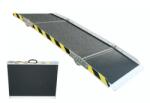 AVRamps Rakodó rámpa, extra csúszásgátló felülettel, 240x75 cm 220 kg keresztben több helyen összecsukható
