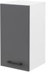 Leziter Praktik 30 felső szekrény 1 ajtós, fehér-antracit (PR30F1AFHAN) - everyo