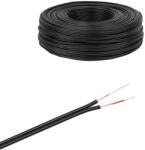 Cabletech 2RCA kábel fekete 2x3mm /méter (KAB0200-1)
