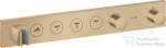 Hansgrohe AXOR SHOWERSOLUTIONS 4 fogyasztós, termosztátos falsík alatti zuhany csaptelep alaptest nélkül, szálcsiszolt bronz 18357140 (18357140)