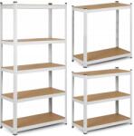  Salgó polc, 5 szintes 180x90x40cm, fehér