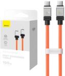 Baseus CoolPlay USB-C - USB-C töltőkábel 100W 1m narancssárga (CAKW000207) (CAKW000207) (CAKW000207)