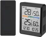 Solight TE45 beltéri/kültéri hőmérő és páratartalom-mérő, fekete