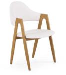 Halmar Vilma étkezőszék, fehér / mézes tölgy
