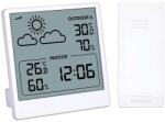 Solight TE48 beltéri/kültéri hőmérő és páratartalom-mérő, fehér