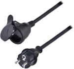 Solight Kültéri hosszabbító kábel csatlakozóval 1 aljzattal - 20m, 3x2, 5, fekete