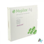 MEPILEX ag 17, 5 x 17, 5 cm antibakteriális lágy szilikon habszivacs kötszer - doktorpatika