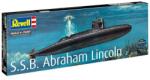 Revell Plastic ModelKit submarin 05185 - S. S. B. Abraham Lincoln with Interior (1: 253) (18-05185)