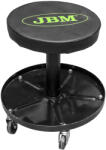 JBM Műhelyszék, szerszámtartó tálcával, kerek, hidraulikus, JBM 50843