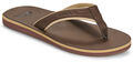 Quiksilver Lábujjközös papucsok CARVER NUBUCK 26 Barna 43