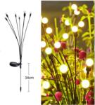 ProGarden Kültéri napelemes világító fa, Meleg fehér LED, 75 cm, 6 db Mini gömb (DT4100210)