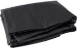 ProGarden 3x4 m-es vastag vízálló ponyva, tarpaulin, 4 alumínium rögzítőlyukkal, fekete, 90 g/m2, Redcliffs (C22005110)