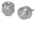Puig Universal bar ends PUIG SHORT Negru for PUIG handelbars (211559)