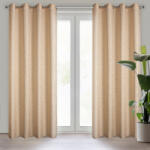 EUROFIRANY Evi mintás dekor függöny Bézs 140x250 cm