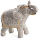 EUROFIRANY Valeri2 elefánt szobor Ezüst 13x6x14 cm