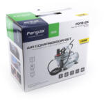 Chromax - AS-18-2K Kompresszor szett (AS-18-2-es kompresszor, BD-130-as szórópisztoly) (AS-18-2K)