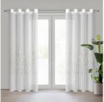 EUROFIRANY Estella díszes fényáteresztő függöny Fehér 140x250 cm - homeandstyle - 10 548 Ft