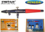 Fengda® - Fenghua Bida FENGDA® BD-168K airbrush pisztoly, 0, 5 + 0, 8 + 1, 0 mm, Automatikus szórófejek (BD-168K)