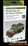  Vallejo 78.406 Weathering green airbrush festék készlet 6x8 ml () (578406)