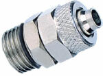 KolorTech Pneumatikus egyenes csatlakozó, külső menetes G1/8", tömlőhöz: 5x3mm (SKA.RPCG-185)