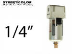 KolorTech Légszűrő-leválasztó AF3000-02, belső menet: 1/4", 40 mikron (FIL.AF3000-02)