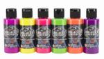 CreateX Colors Wicked fluoreszkáló airbrush festék készlet, 6x60ml (W103-00) () (Wi-FL-set)