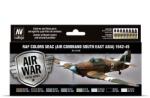 Acrylicos Vallejo Vallejo 71.146 Air Command South East Asia airbrush festék készlet 8x17 ml () (571146)