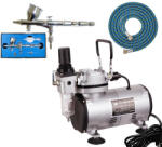 Fengda® - Fenghua Bida Airbrush szett: AS18-2 kompresszor + BD-180 airbrush pisztoly 0, 25mm + cső (AS18-2K25.180)