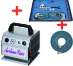 Fengda® - Fenghua Bida Airbrush készlet: Fengda AS-176 kompresszor és BD-130K pisztoly 0, 2+0, 3+0, 5mm () (AS-176-SET2)