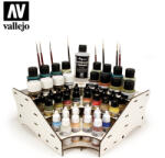 Acrylicos Vallejo Vallejo 26.008 Állvány festékszóró festékekhez és ecsetekhez, 27 x 27 cm () (26008)