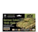 Acrylicos Vallejo Vallejo 71.206 RLM German Colors 1940-1945 - Vallejo festék készlet 8x17ml () (571206-71.206)