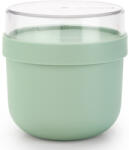 Brabantia Make & Take Breakfast Bowl utazó reggeliző csésze müzli tároló fedővel 0, 5L, műanyag, jáde zöld (204265)
