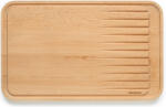Brabantia Profile bükkfa vágódeszka hús szeleteléshez, bemélyedésekkel, védő olajbevonattal, 400x250mm (260704)