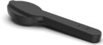  Lékué Cutlery with Case To Go rozsdamentes acél utazó evőeszköz készlet 3db-os, műanyag tok, fekete