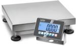 KERN SXC 30K-3L (30kg-0, 002kg) 500×400 mm IoT Line, Ipar 4.0 IP68/IP69K teljesen rozsdamentes acél digitális platform mérleg a legextrémebb igénybevételre (SXC 30K-3L)