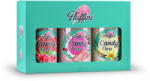 Fluffini Vattacukor Csomag - Málna, Tutti-Frutti - Energiaital, Vanília, 3x150g