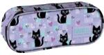 DERFORM BackUp cicás ovális tolltartó - Black Cats (PB7A16) - iskolataskawebshop