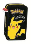 St. Majewski Pokemon felszerelt 3 emeletes tolltartó - Black (723688) - iskolataskawebshop