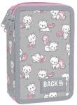 DERFORM BackUp 3 emeletes cicás tolltartó, felszerelt - Grey (PB6EW26) - iskolataskawebshop