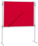 Arnulf Betzold GmbH Paraván tűzhető tábla, piros 150x120 (láb nélkül) (BD76742)