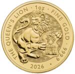 Royal Mint | Queen's Lion 1 uncia | Tudor Beasts | 2026 | aranyérme (9408149)