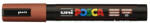 uni Dekormarker, 1, 8-2, 5 mm, UNI "Posca PC-5M", gesztenyebarna (TUPC5MGB) - officepantry