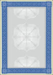 SIGEL Előnyomott papír, A4, 185 g "Oklevél", kék (SDP490)