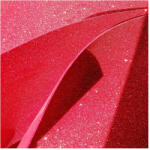 Tourch Csillámos Piros Dekorgumi 60x40-es 2mm