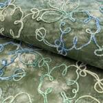  Pamutvászon TIE DYE Chenille ela design B