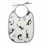 Akuku Pamut Előke Kötött Vízálló Kerámia Fekete Macskák 19x18cm (AKUKU-5455)